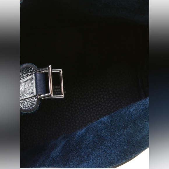 Hermes Picotin 18 PM Bleu Obscur Blue Tote - Picture 4 of 11